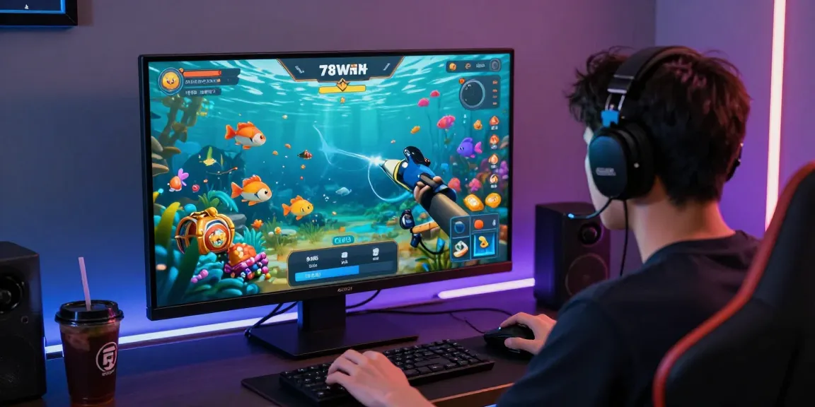 Engaging 78win online gaming experience with vibrant fishing game.